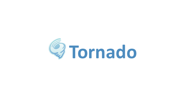 Python Development Company tornado logo